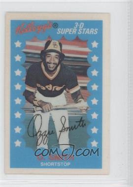 1982 Kellogg's 3-D Super Stars - [Base] #6 - Ozzie Smith