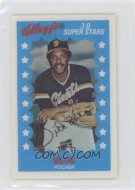 1982 Kellogg's 3-D Super Stars - [Base] #63 - Vida Blue