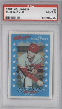 1982 Kellogg's 3-D Super Stars - [Base] #8 - Tom Seaver [PSA 9 MINT]