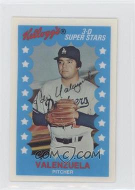 1982 Kellogg's 3-D Super Stars - [Base] #9 - Fernando Valenzuela