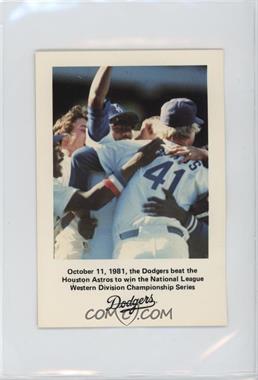 1982 Los Angeles Dodgers Los Angeles Police - [Base] #_NLWC - NL West Champions