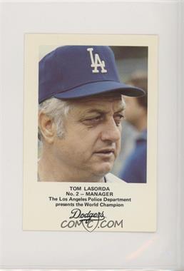1982 Los Angeles Dodgers Los Angeles Police - [Base] #2 - Tommy Lasorda [EX to NM]