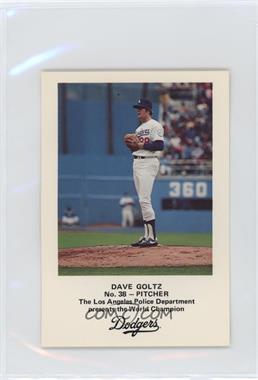 1982 Los Angeles Dodgers Los Angeles Police - [Base] #38 - Dave Goltz