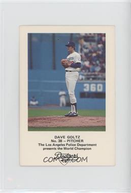 1982 Los Angeles Dodgers Los Angeles Police - [Base] #38 - Dave Goltz