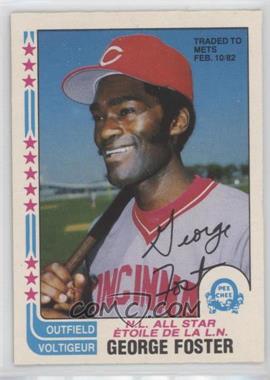 1982 O-Pee-Chee - [Base] #342 - George Foster