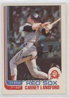 1982 O-Pee-Chee - [Base] #91 - Carney Lansford