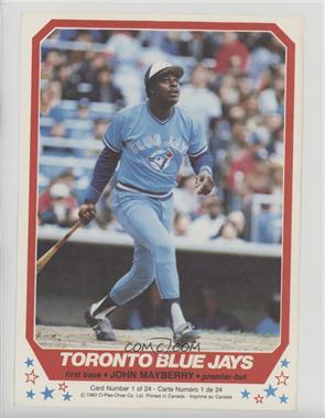 1982 O-Pee-Chee - Poster Inserts #1 - John Mayberry