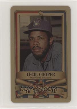1982 Perma-Graphics/Topps Credit Cards - All-Stars - Gold #150-ASA3202 - Cecil Cooper