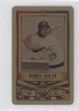 1982 Perma-Graphics/Topps Credit Cards - All-Stars - Gold #150-ASA3204 - Robin Yount