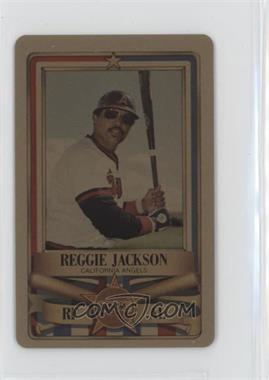 1982 Perma-Graphics/Topps Credit Cards - All-Stars - Gold #150-ASA3207 - Reggie Jackson [EX to NM]