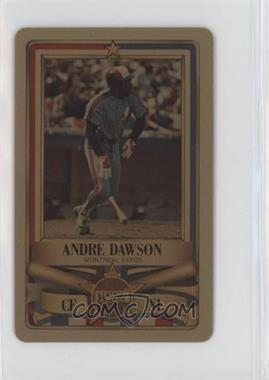 1982 Perma-Graphics/Topps Credit Cards - All-Stars - Gold #150-ASA3212 - Andre Dawson [EX to NM]