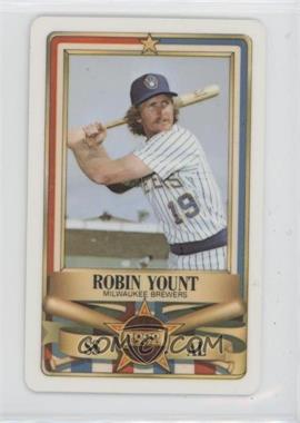 1982 Perma-Graphics/Topps Credit Cards - All-Stars #150-ASA8204 - Robin Yount [EX to NM]