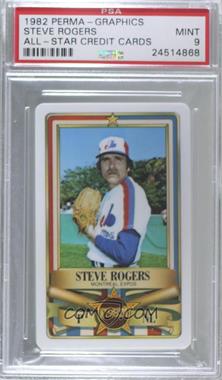 1982 Perma-Graphics/Topps Credit Cards - All-Stars #150-ASN8215 - Steve Rogers [PSA 9 MINT]