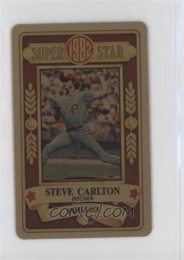 1982 Perma-Graphics/Topps Credit Cards - [Base] - Gold #150-SS8210 - Steve Carlton [EX to NM]