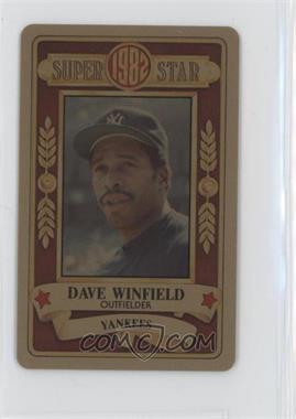 1982 Perma-Graphics/Topps Credit Cards - [Base] - Gold #150-SS8214 - Dave Winfield