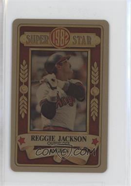 1982 Perma-Graphics/Topps Credit Cards - [Base] - Gold #150-SS8220 - Reggie Jackson [EX to NM]