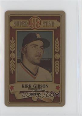 1982 Perma-Graphics/Topps Credit Cards - [Base] - Gold #150-SS8224 - Kirk Gibson [EX to NM]