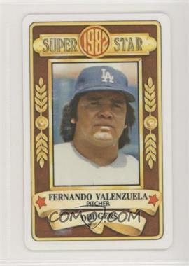 1982 Perma-Graphics/Topps Credit Cards - [Base] #150-SS8212 - Fernando Valenzuela
