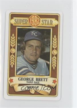 1982 Perma-Graphics/Topps Credit Cards - [Base] #150-SS8219 - George Brett [EX to NM]