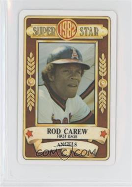 1982 Perma-Graphics/Topps Credit Cards - [Base] #150-SS8221 - Rod Carew