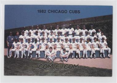 1982 Red Lobster Chicago Cubs - [Base] #_CHCU - Chicago Cubs Team