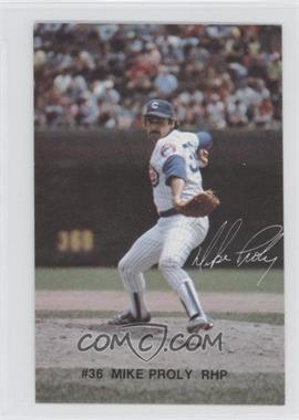 1982 Red Lobster Chicago Cubs - [Base] #36 - Mike Proly