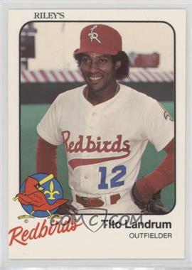 1982 Riley's Louisville Redbirds - [Base] #12 - Tito Landrum