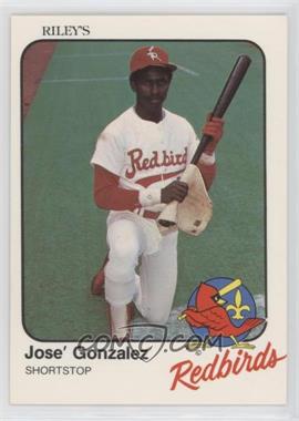 1982 Riley's Louisville Redbirds - [Base] #13 - Jose Gonzalez