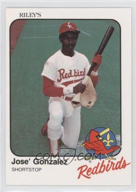 1982 Riley's Louisville Redbirds - [Base] #13 - Jose Gonzalez