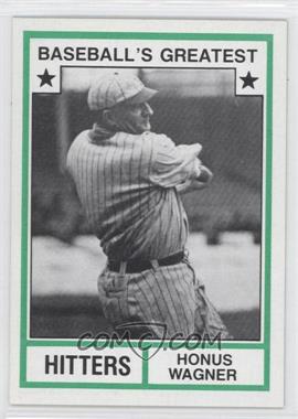 1982 TCMA Baseball's Greatest - Hitters - Tan Back #1982-31 - Honus Wagner