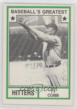1982 TCMA Baseball's Greatest - Hitters - White Back #1982-14.1 - Ty Cobb (No MLB Logo) [Good to VG‑EX]
