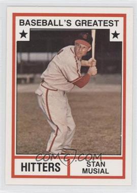 1982 TCMA Baseball's Greatest - Hitters - White Back #1982-2.1 - Stan Musial (No MLB Logo)