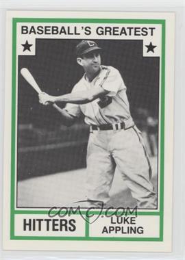 1982 TCMA Baseball's Greatest - Hitters - White Back #1982-42.2 - Luke Appling (Has MLB Logo)