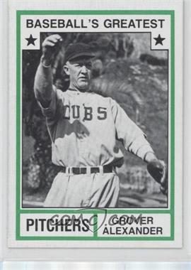 1982 TCMA Baseball's Greatest - Pitchers - Tan Back #1982-18 - Grover Alexander