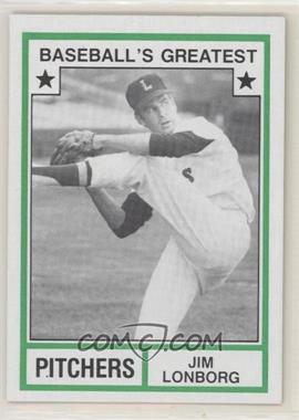 1982 TCMA Baseball's Greatest - Pitchers - Tan Back #1982-26 - Jim Lonborg