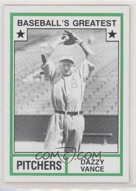 1982 TCMA Baseball's Greatest - Pitchers - Tan Back #1982-38 - Dazzy Vance