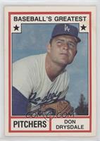 Don Drysdale (No MLB Logo)