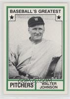 Walter Johnson (No MLB Logo)