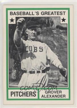 1982 TCMA Baseball's Greatest - Pitchers - White Back #1982-18.1 - Grover Alexander (No MLB Logo)