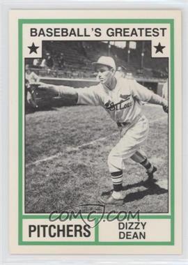 1982 TCMA Baseball's Greatest - Pitchers - White Back #1982-36.1 - Dizzy Dean (No MLB Logo)