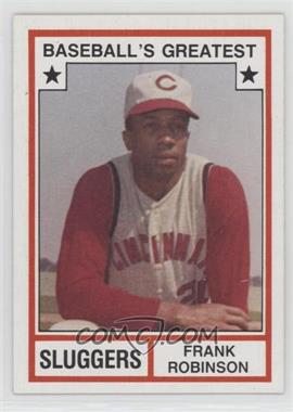 1982 TCMA Baseball's Greatest - Sluggers - Tan Back #1982-12 - Frank Robinson