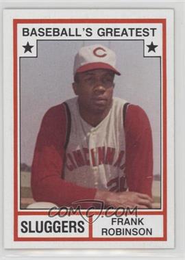 1982 TCMA Baseball's Greatest - Sluggers - Tan Back #1982-12 - Frank Robinson