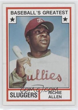 1982 TCMA Baseball's Greatest - Sluggers - Tan Back #1982-16 - Richie Allen