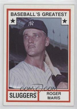 1982 TCMA Baseball's Greatest - Sluggers - Tan Back #1982-2 - Roger Maris