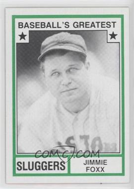 1982 TCMA Baseball's Greatest - Sluggers - Tan Back #1982-20 - Jimmie Foxx