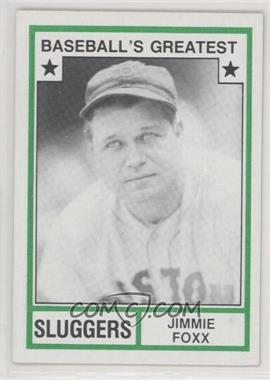 1982 TCMA Baseball's Greatest - Sluggers - Tan Back #1982-20 - Jimmie Foxx