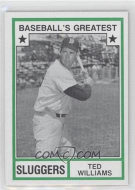 1982 TCMA Baseball's Greatest - Sluggers - Tan Back #1982-22 - Ted Williams