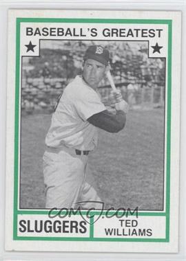 1982 TCMA Baseball's Greatest - Sluggers - Tan Back #1982-22 - Ted Williams