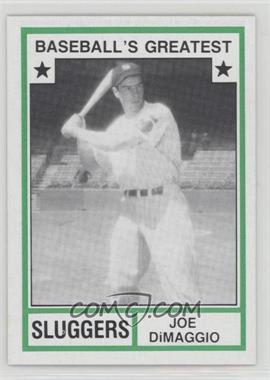 1982 TCMA Baseball's Greatest - Sluggers - Tan Back #1982-44 - Joe DiMaggio