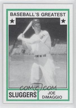 1982 TCMA Baseball's Greatest - Sluggers - Tan Back #1982-44 - Joe DiMaggio